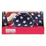Daily Chef Liberty Pack Snack Plates and Luncheon Napkins (150ct.) Independence Day American Flag Patriotic Design July 4th