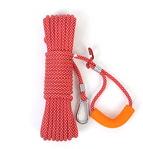 ZAselect Washing Line Rope 15M Laundry Clothes Lines Thick Garden Outdoor Easy to Tighten Red