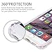 iPhone 7 Case, SKONYON Acrylic Back and Frame TPU Ultra Clear Shockproof Corner Reinforced 360 Degree Protection Shock Absorption for iPhone 7 4.7 inch(Clear)
