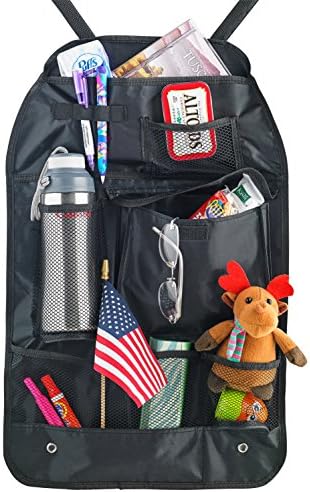 Car AUTO Seat Back Organizer Multi-Pocket Travel Storage Bag Best Fix for Road Goers & Multitaskers Perfect Storage & More Trunk Space a Must for Babies & Kids