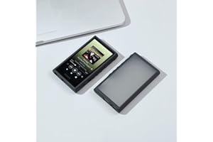 AUDIOPARTNER Upgrated Flexible Shockproof Textured Skin Feel Protective Shell Case Cover for Sony Walkman NW-A300 Series NW-A306 NW-A307 (Clear Black)