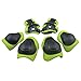 Kids Sport Protective Gear Set, Helmet and Pads of Wrist, Elbow, Knee, for Bike Skateboard Skate Scooter (Yellow)