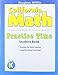 Houghton Mifflin Mathmatics California: Practice Book Level K