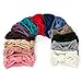 NISHAER Women's Wide Chunky Cable Knitted Turban HeadWrap,Grey,One size