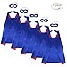 iROLEWIN Knight-Costume for Boys Superhero-Cape and Mask for Kids Dress-Up Birthday Party Favors with Shield (Blue-Red)