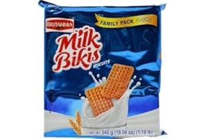 GENERIC Britannia Milk Bikis Biscuits - Pack of 6 - Family Pack (540 gms pack)
