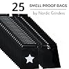 Premium-Smell-Proof-Bags-25-Pack-of-Small-Bags-By-Nordic-Grinders-Leak-Proof-Reusable-Odor-resistant-Keep-the-smell-of-spices-and-herbs-away-4×6-Inches Premium-Smell-Proof-Bags-25-Pack-of-Small-Bags-By-Nordic-Grinders-Leak-Proof-Reusable-Odor-resistant-Keep-the-smell-of-spices-and-herbs-away-4×6-Inches