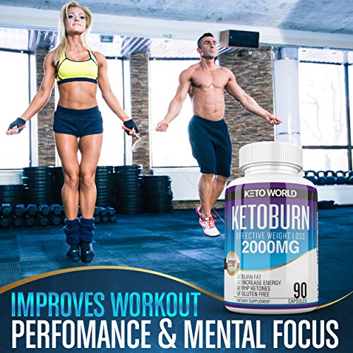 Best Keto Pills - 3X Potent (2000mg | 90 Capsules) - Weight Loss Keto Burn Diet Pills - Boost Energy and Metabolism - Exogenous Keto BHB Supplement for Women and Men - 90 Capsules - Thumbnail 4