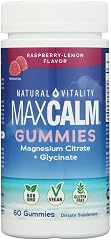 Natural Vitality CALM, Magnesium Citrate Supplement, Stress Relief Gummies, Supports a Healthy Response to Stress, Gluten Fre