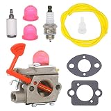 FitBest Carburetor WT-875 for Poulan pro BVM200C BVM200VS P200C Poulan 545081855 Craftsman Gas Blower Carb