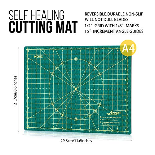 Self Healing Rotary Cutting Mat 9" x 12" INCH Double Sided Perfect for