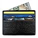 Eavann Slim Front Wallet Credit Card Holder Case Leather Sleeve with ID Window