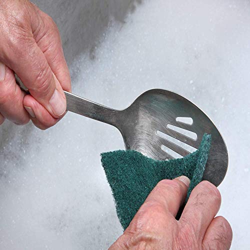 Scouring Pads Cleaning Scrub Sponge Non Scratch Scrub Pads Flexible Perfect for Kitchen Dishes, Cleaning-Quick Dry