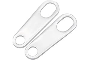 ANKI HAPPIGO ANKIA 2PCS Motorcycle Indicator Turn Signal Light Lamp Relocater Holder Shock Brackets for Harley Motorbike Bobber Old School Cafe Racer (Silver)