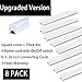 (Pack of 8) Hypergiant LED T5 Integrated Single Fixture, 4FT, 2200lm, 4000K (Daylight Glow), 20W, Utility Shop Light, Ceiling and Under Cabinet Light, Corded Electric with Built-in ON/Off Switch