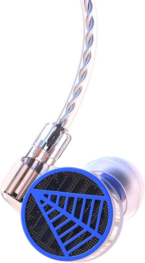 The Fragrant Zither Tequila 1 Semi Enclosed Hifi Earphones Metal Material Audiophile Wired Headphones Super Bass Noise Isolating Earphone Headset Compatible For Iphone And Android Blue Electronics Amazon Com