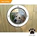 Eleven Eight® Pet Dog Fence Window - Peek Bubble - Acrylic Dome Window for Pets