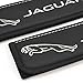 Jaguar seat belt covers pads shoulder for adults Black seatbelt cover pad with embroidered Jaguar emblem Interior accessories 2 pcs