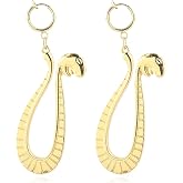 Gold Earrings Clip On - Anime Costume Cosplay Earrings - Figure Earrings For Anime Lovers