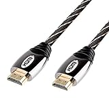 HDMI Cable Kinps 6.0ft HDMI Cord, Ultra High Speed 18Gbps, HDMI Cable 2.0 Support Video 4K UHD 2160P, HD 1080P, 3D, Ethernet, Audio Return, Fire TV, Apple TV, Xbox One, PlayStation PS4 PS3, PC, TV Box