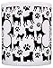 Dog Owner Gifts Best Pug Dad Ever Paw Pattern Gift Coffee Mug Tea Cup Bone Pattern