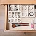 MESHA Stackable Jewelry Organizer Trays Muti-use Jewelry Storage Holder Leather Display Case for Drawer or Dresser Set of 3 (white)