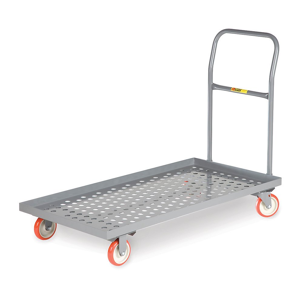 LITTLE GIANT Platform Trucks with Lip Edge 48"Lx24"W Deck Solid