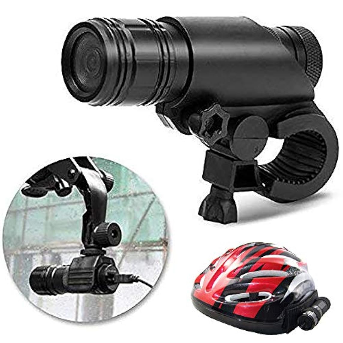 屋外hdスポーツdvカメラ 1度自転車ヘルメットレコーダー Usb充電 サポート4 32g Tf Sdカード Black
