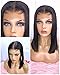 RULINDA 13x6 Deep Part Short Bob Lace Front Wigs Human Hair Pre Plucked Full End 150% Density Brazilian Straight Bob Wigs Bleached Knots(10inch)
