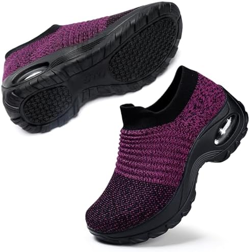 STQ Women's Fashion Sneakers Lightweight Mesh Casual Sport Shoes