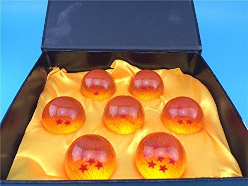 Sportsmax Collectible Medium Crystal Glass 7 Stars Balls - 7 Pcs with Gift Box, 43MM in Diameter