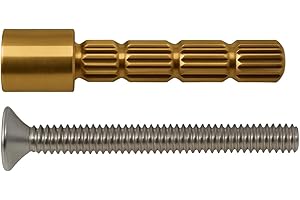 ALITZ Extension Stem Repair Compatible with Gerber Shower Tub Valve Brass Trim kit Brass Chrome Valve Cartridge Wall 10/24 Screw 2.5 inches