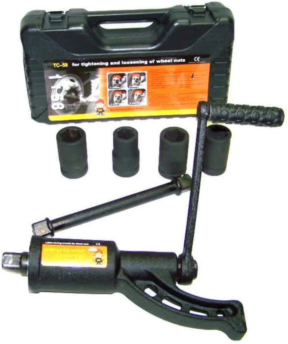 Torque Multiplier Lug Wrench Replaces 1" Air Impact Wrench with 4