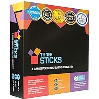 Kitki Three Sticks Creative Fun Math Board Game STEM Toy Gift for Boys & Girls