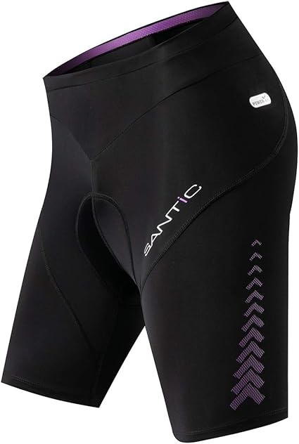 women's plus size padded cycling capris