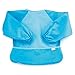 Bumkins Fleece Sleeved Bib, Blue, 6-24 Months