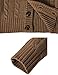 H2H Mens Regular Fit Soft Shawl Collar Cardigan Sweater with Ribbing Edge BEIGE US M/Asia L (KMOCAL020)