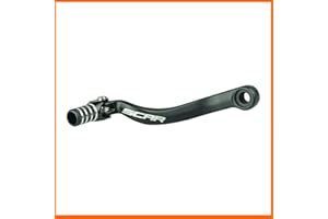 SCAR Folding Gear Shift Lever Shifter Pedal Forged Compatible with KTM XCF XCFW XC XCW SIX Days SX SXF EXCF EXC TPI 250 300 350 11-25 Husqvarna FC FE 17-25 TE TX 125 250 300 14-25 GasGas - Black