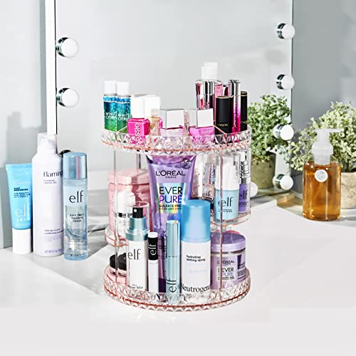 Sorbus 360 Rotating Makeup Organizer Spinning Acrylic cosmetics