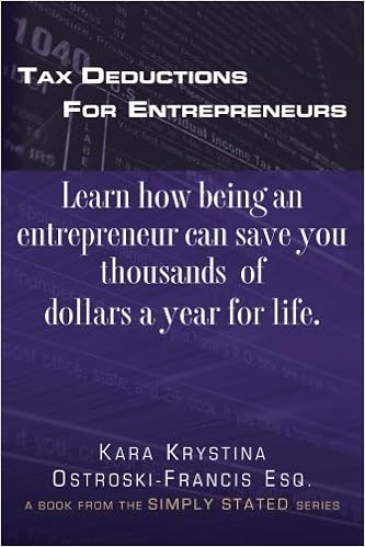 Amazon.com: Tax Deductions For Entrepreneurs: 9781542481489:  Ostroski-Francis Esq., Kara Krystina: Books