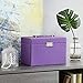 SONGMICS Girls Jewelry Box Lockable Jewelry Case Purple Textured Organizer UJBC133