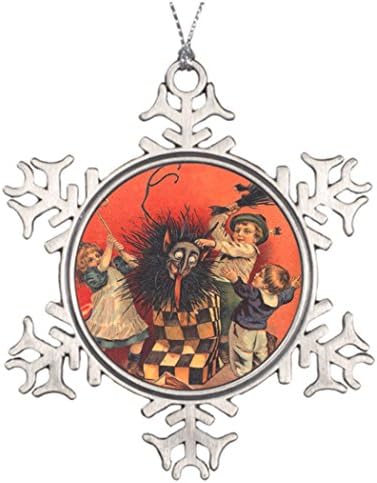 Butter Tisse Best Friend Snowflake Ornaments Krampus Jack-In-A-Box Unique Christmas Snowflake Ornaments
