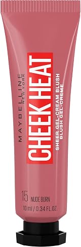 Maybelline Cheek Heat Water Infused Hydrating Gel Blusher Nude Burn 10 ml