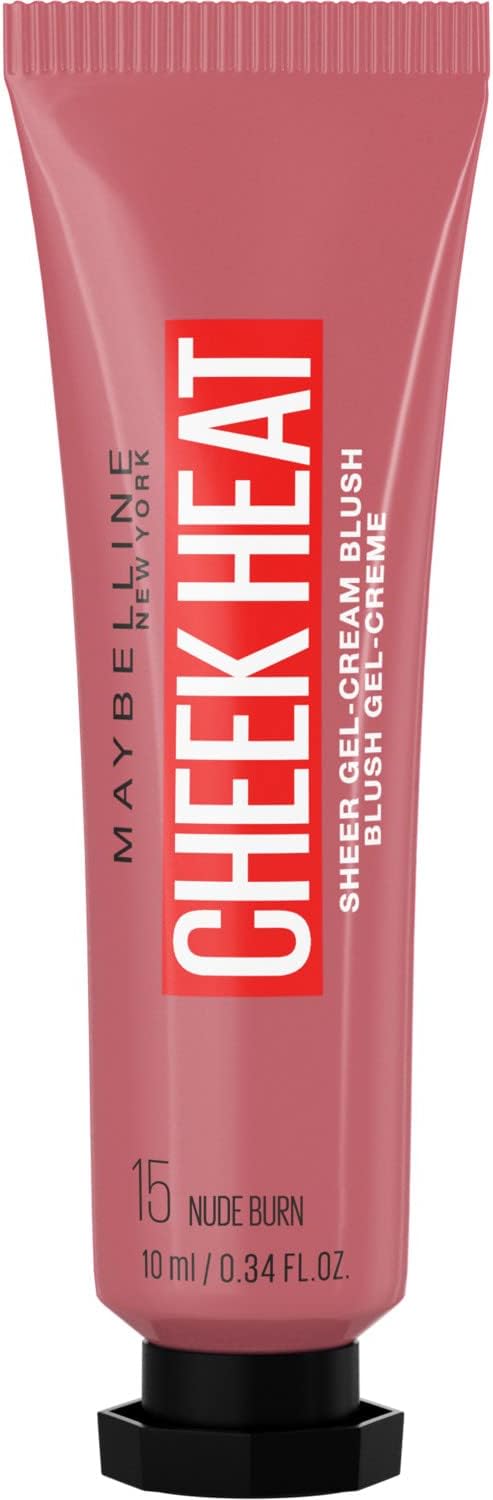 Maybelline Cheek Heat Water Infused Hydrating Gel Blusher Nude Burn 10 ml