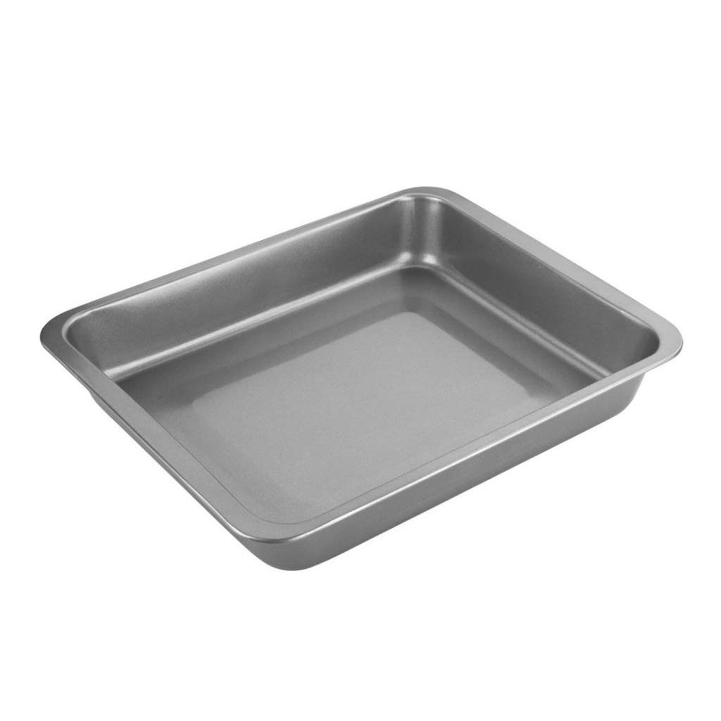 Chef Aid Non-Stick Steel Roasting Tray, Measuring 34 x 22 cm with Deep Sides Making This a Ideal Roasting Tin, Use for Meat, Vegetables, Sides and More