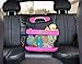 Dr. Driver Travel Car Cooler Bag with Shoulder Strap, Portable Trunk Organizer and Picnic Cooler Combo by (Black and Pink)