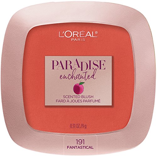 L'Oreal Paris Cosmetics Paradise Enchanted Fruit-Scented Blush Makeup, Fantastical, 0.31 Ounce