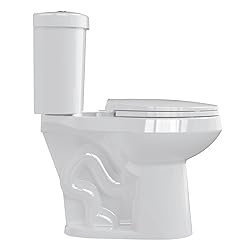 Two Piece Toilets Elongated, 19" ADA Comfort Height