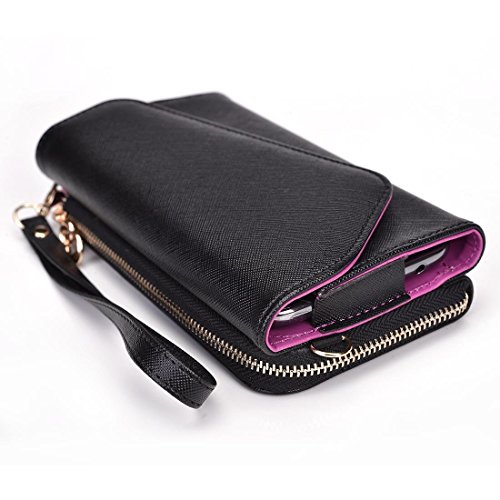 Practical Multifunction Removable Purse Zipper Wallet PU