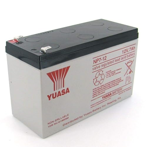 Yuasa NP7-12 12V/7Ah Sealed Lead Acid Battery with F1 Terminal in Oman ...
